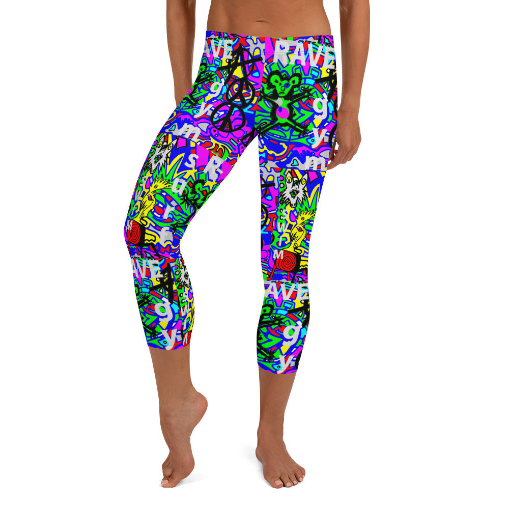 Rave /gym Capri Leggings