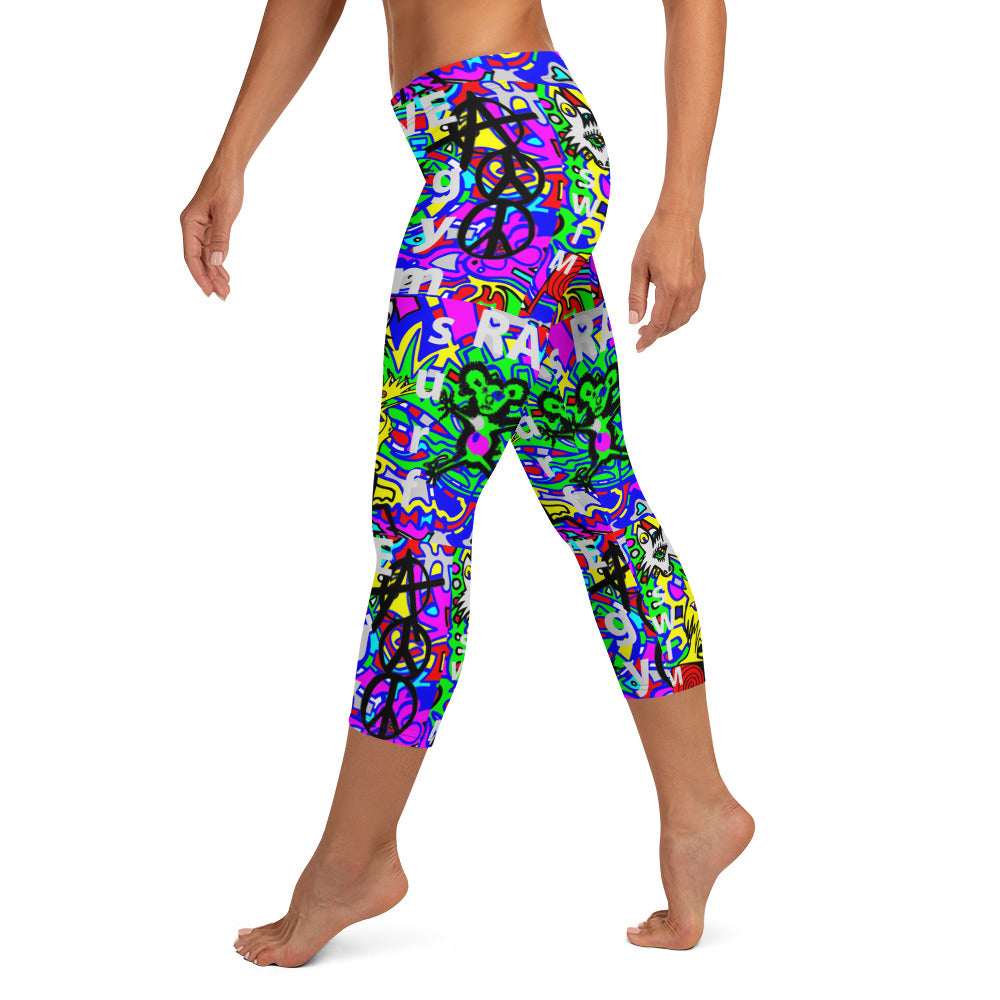 Rave /gym Capri Leggings