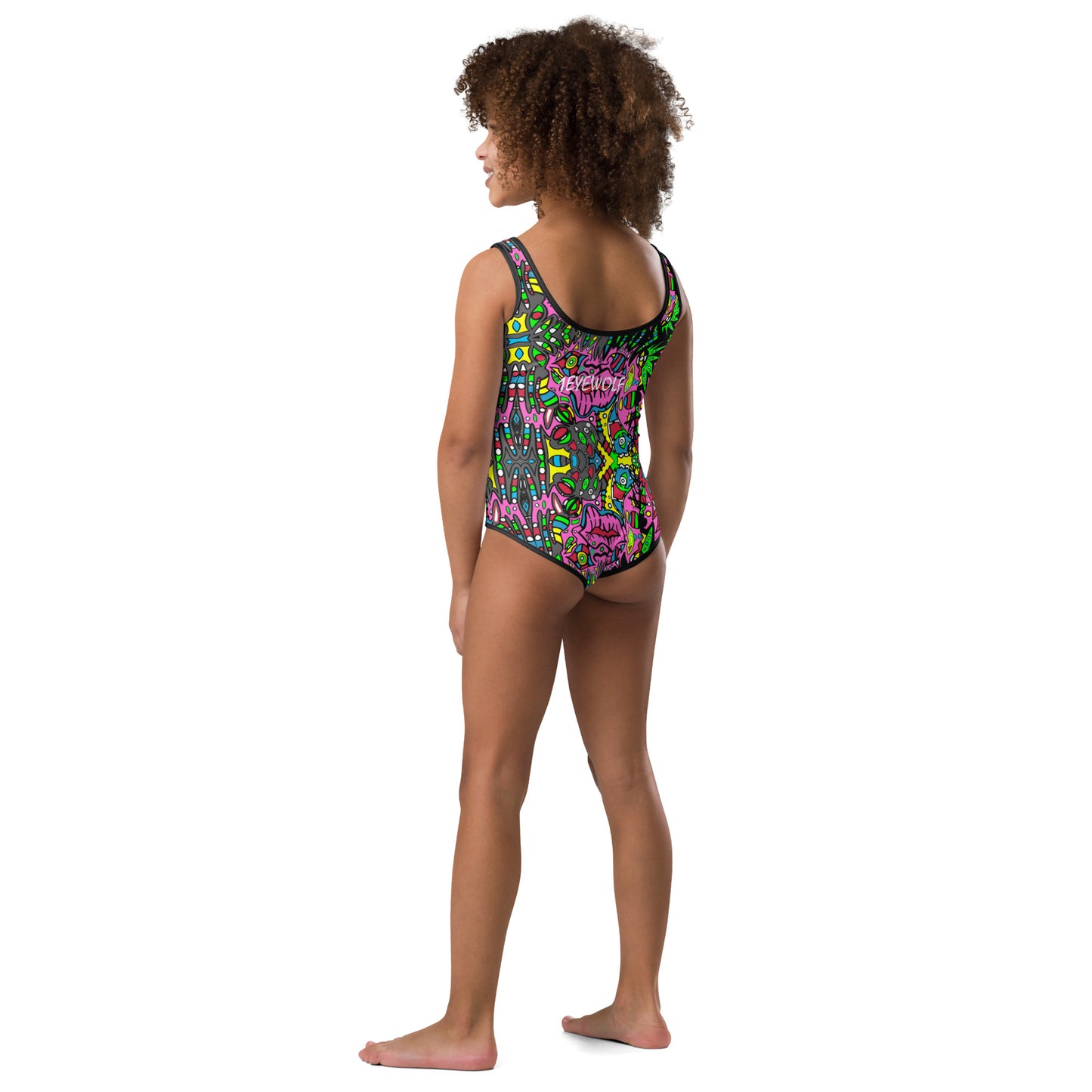 DEMUNGA All-Over Print Kids Swimsuit