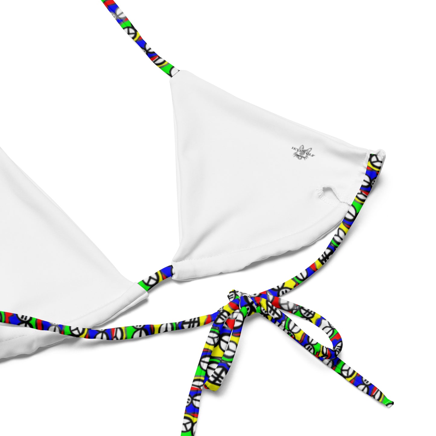 Skulls All-over print recycled string bikini