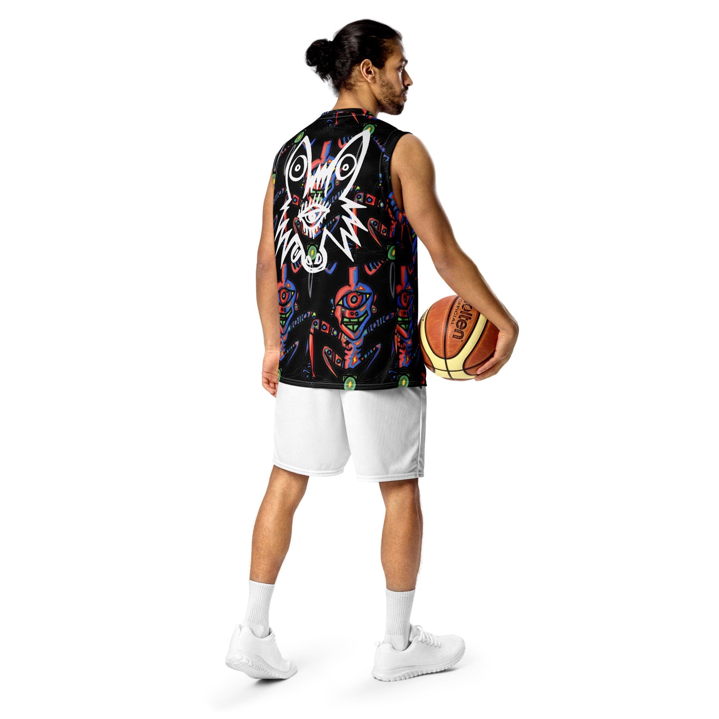 Recycled unisex basketball jersey