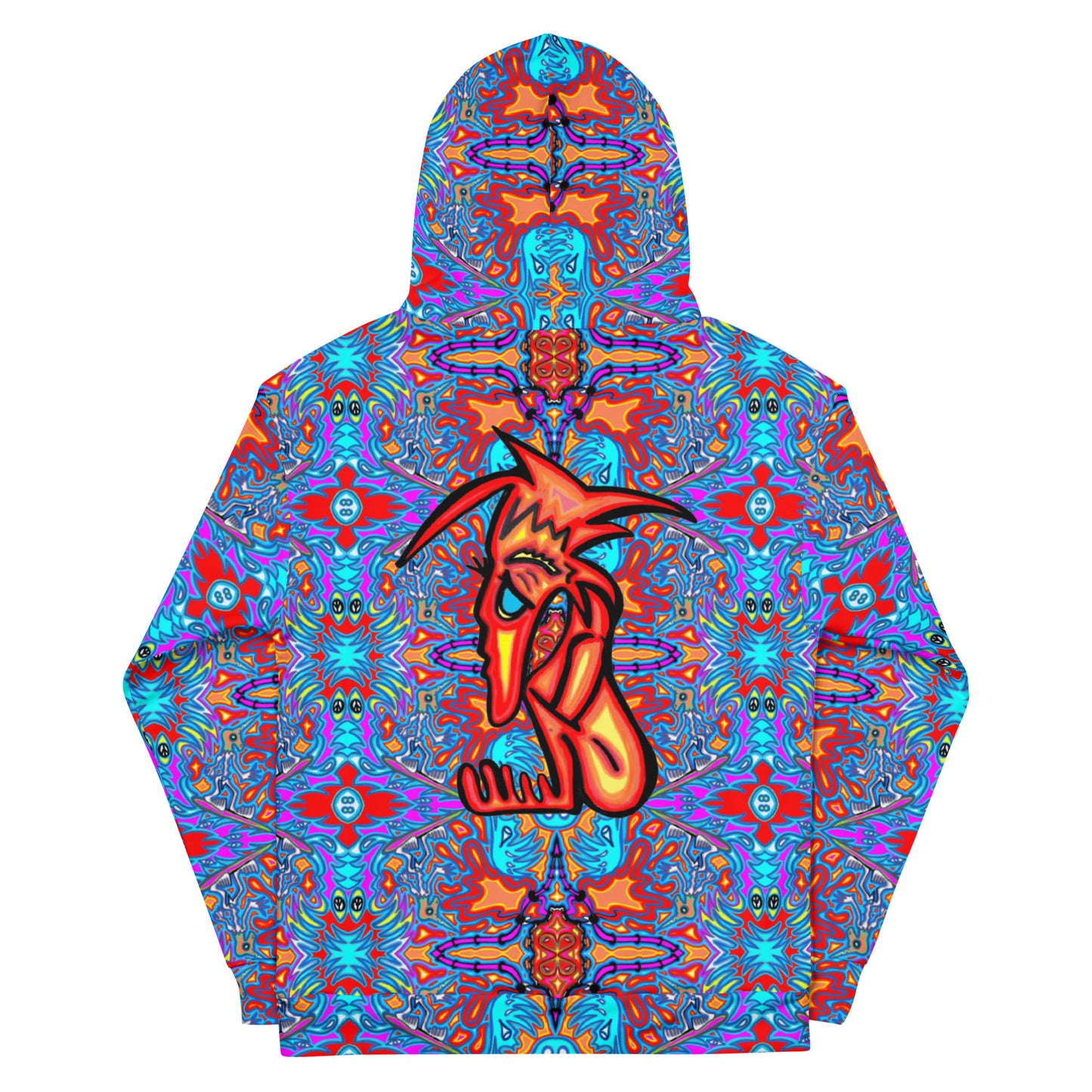 Blue surfer Unisex Hoodie