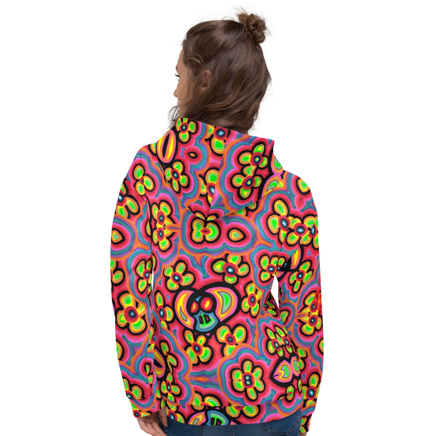 Flower skull Unisex Hoodie