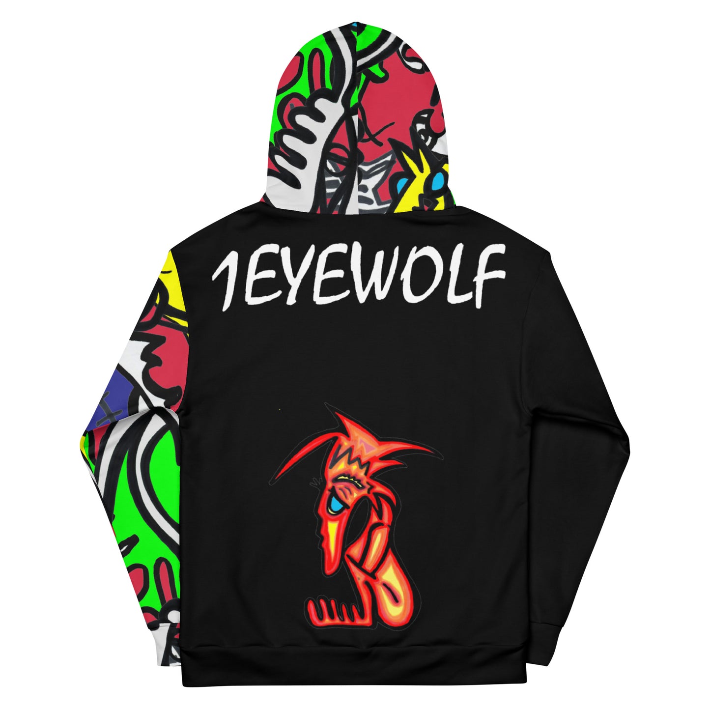 The dog 1eyewolf Unisex Hoodie