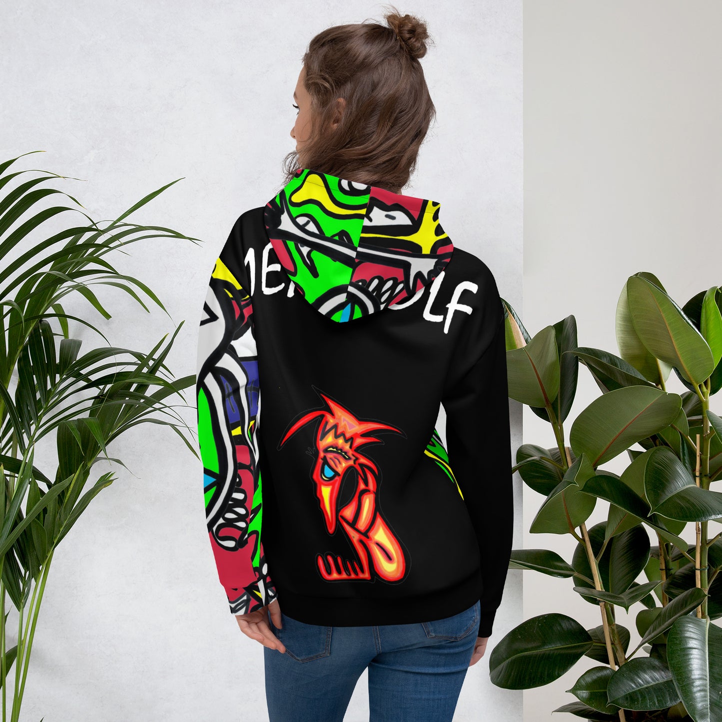 The dog 1eyewolf Unisex Hoodie