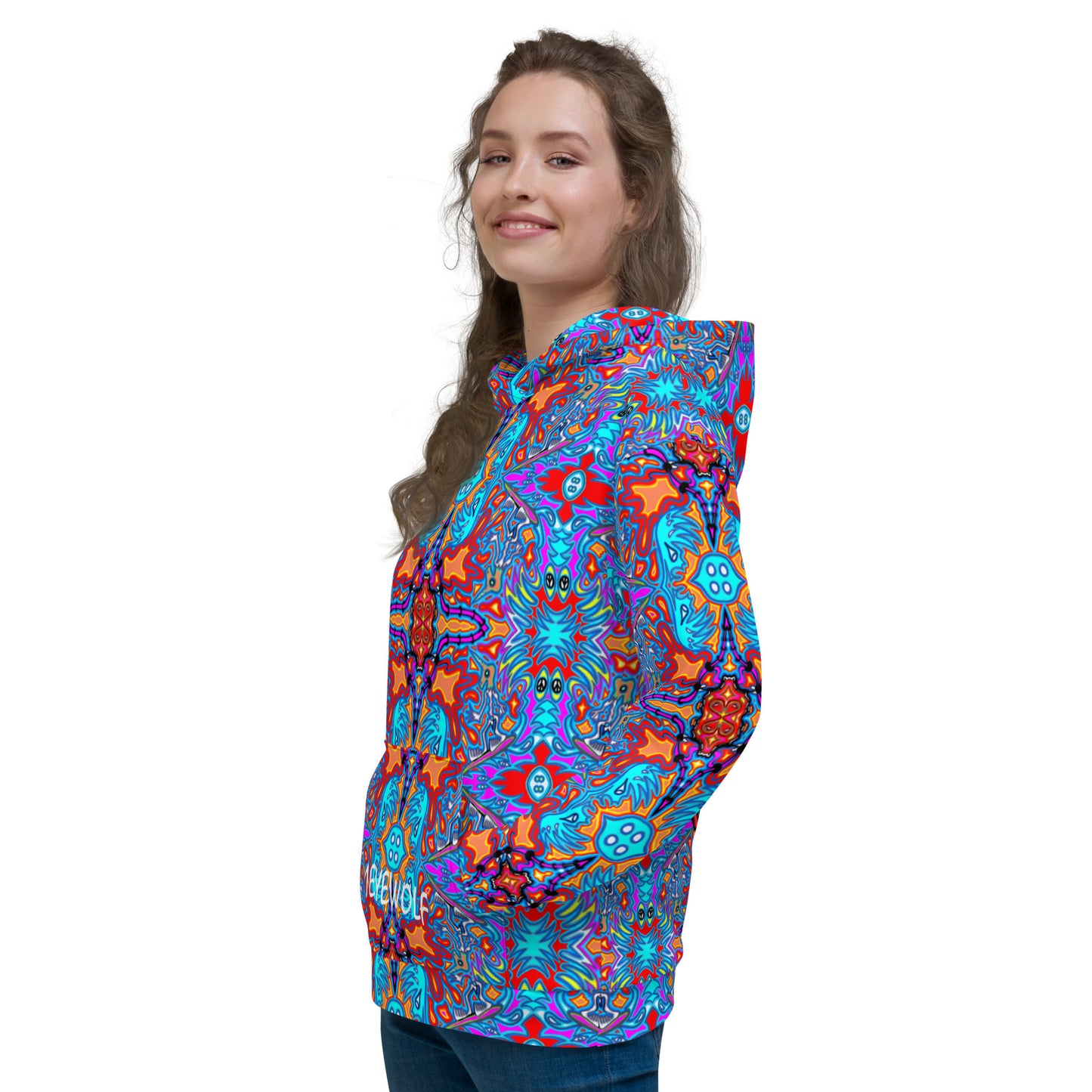 Blue surfer Unisex Hoodie