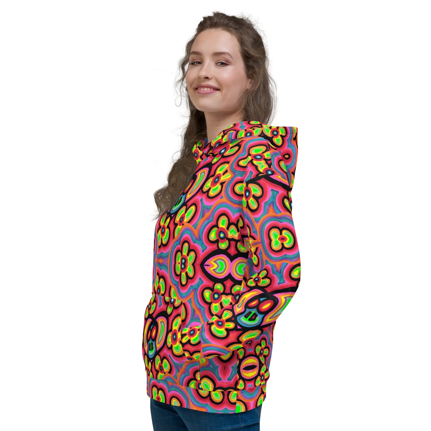 Flower skull Unisex Hoodie