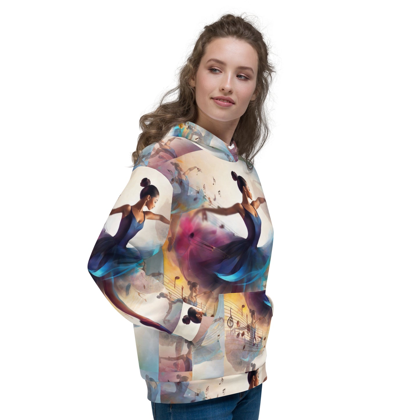 Unisex Hoodie ballerina