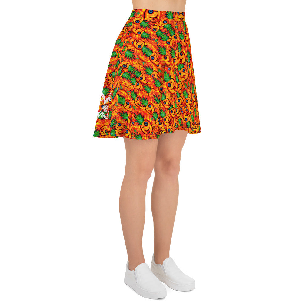 Pineapple Skater Skirt