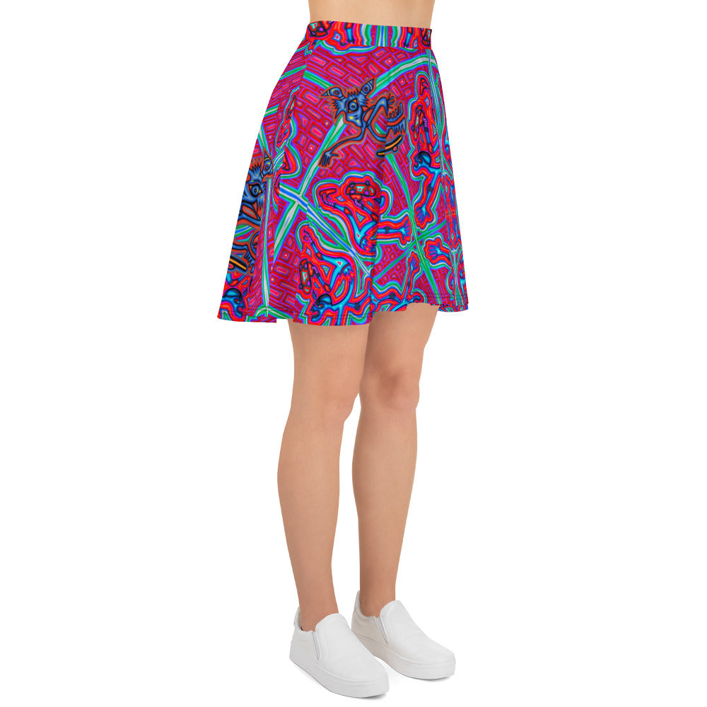 Skate addicted Skater Skirt