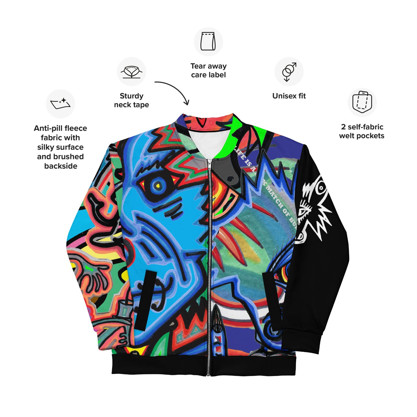 Unisex Bomber Jacket