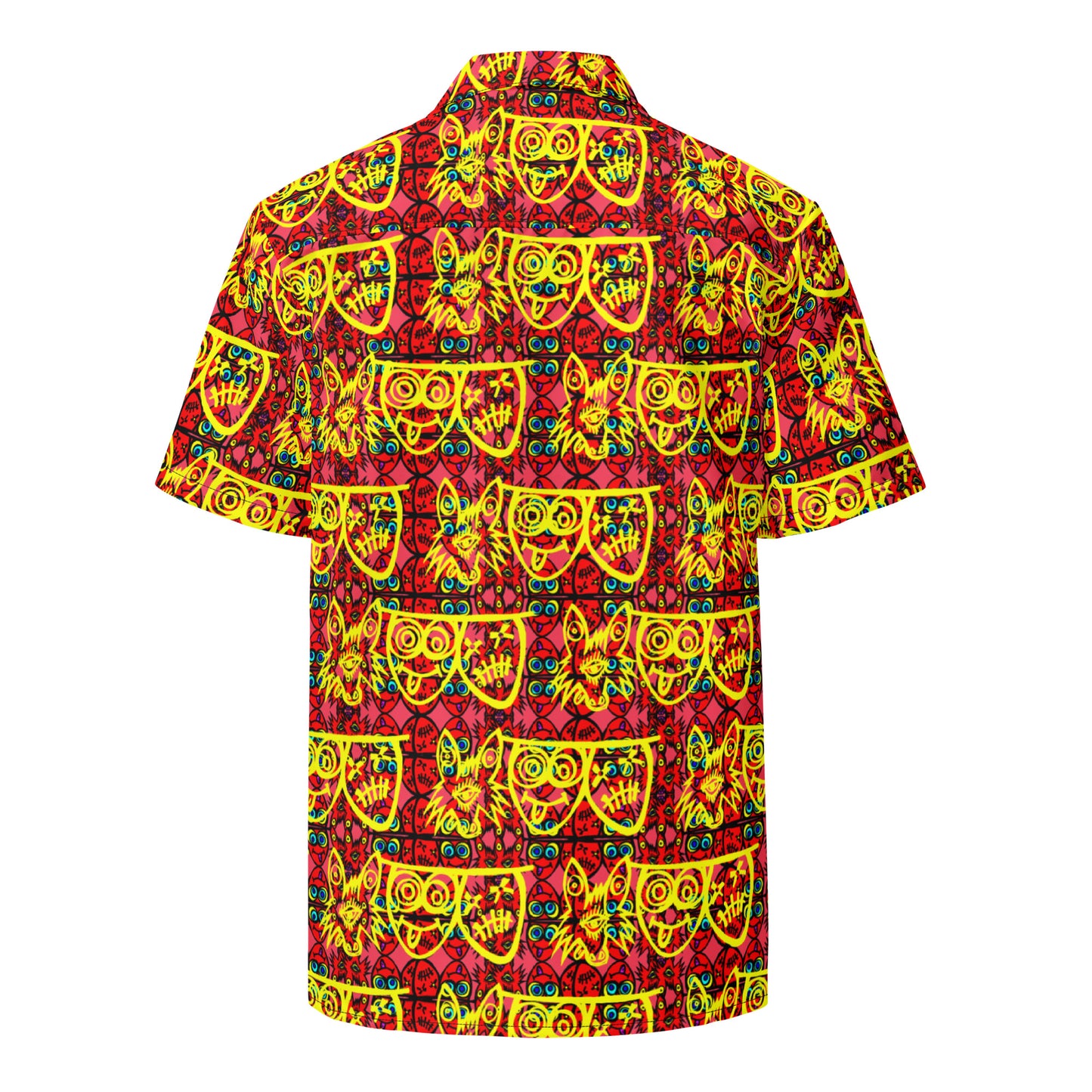 3 blind wolf Unisex button shirt