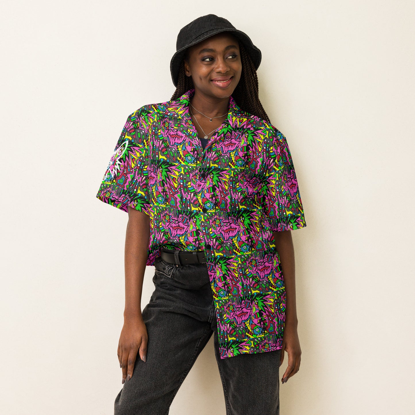Demunga Unisex button shirt