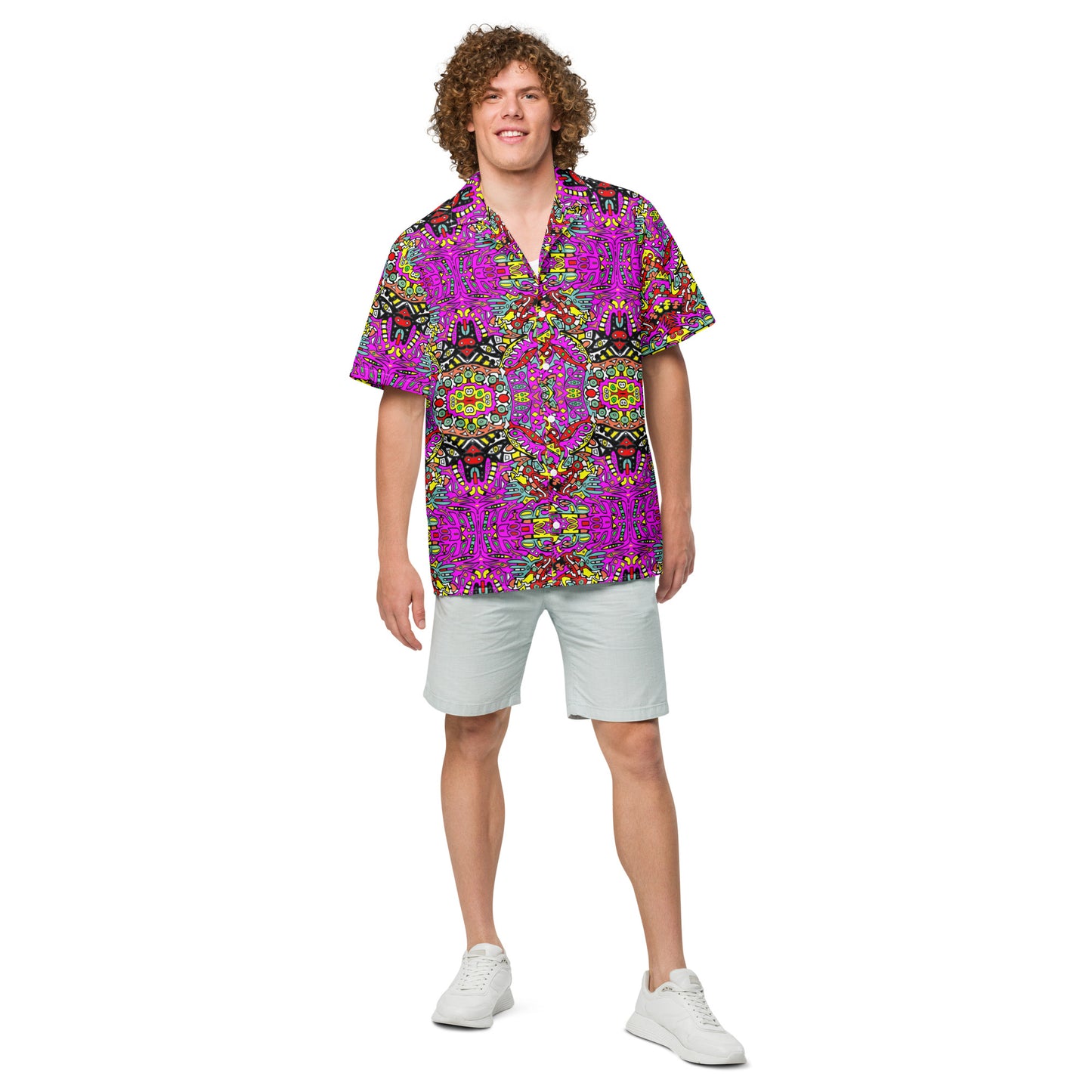 retro 1 Unisex button shirt