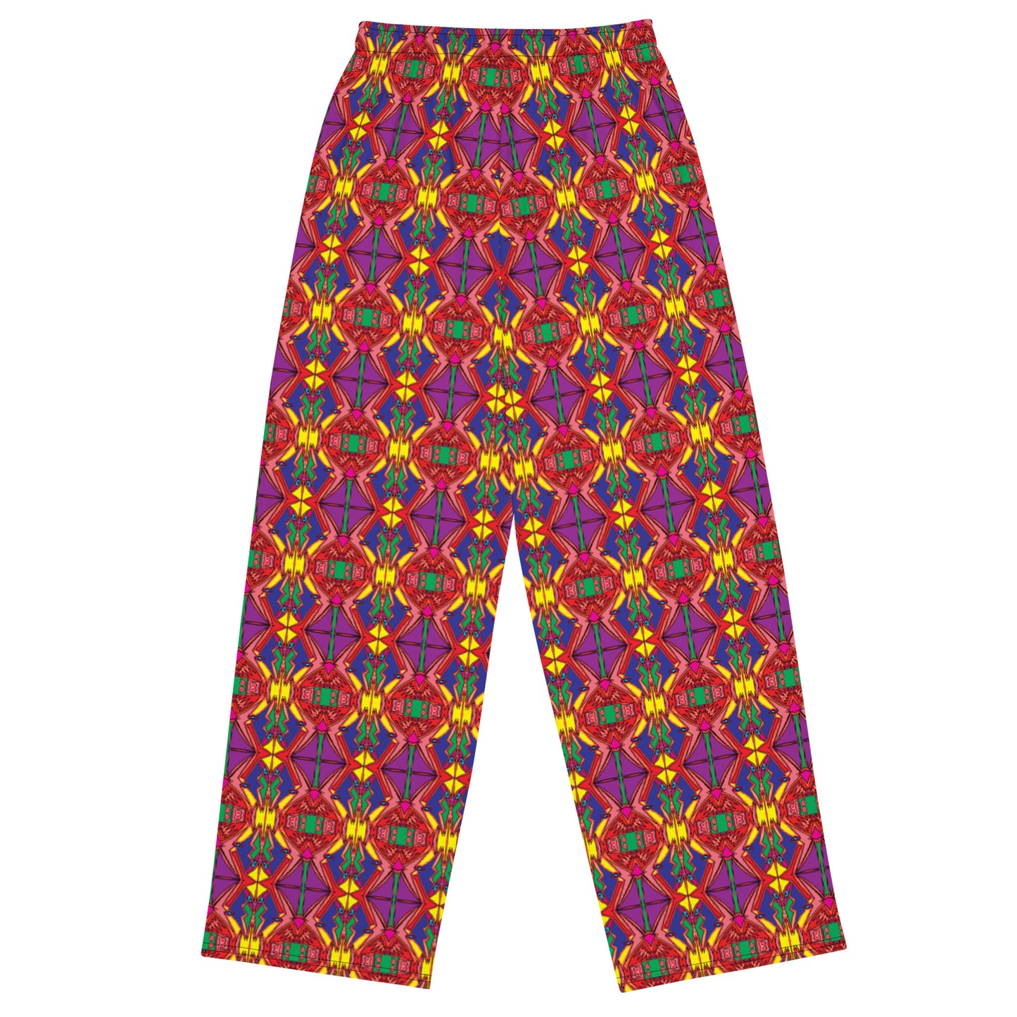 Minga All-over print unisex wide-leg pants