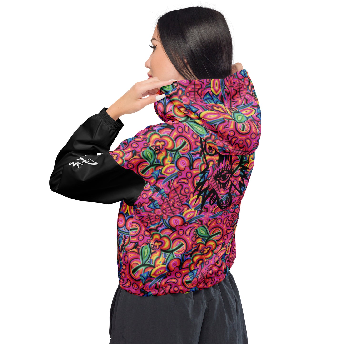 Women’s cropped windbreaker