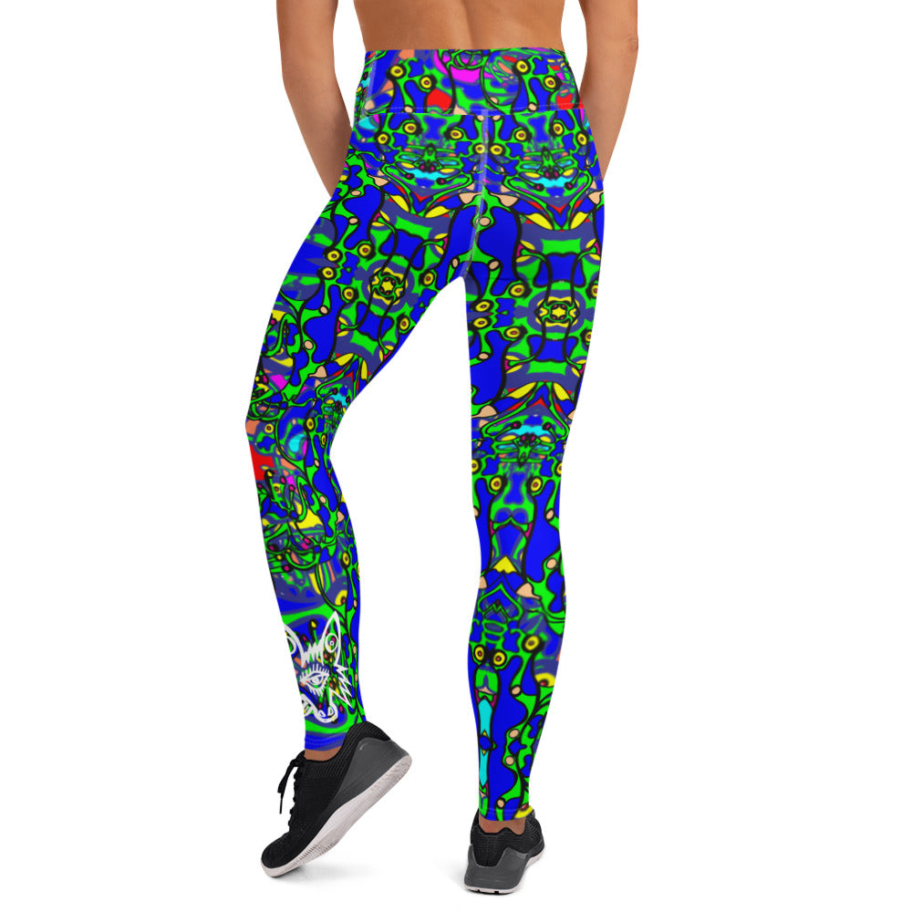 Frogger Yoga Leggings