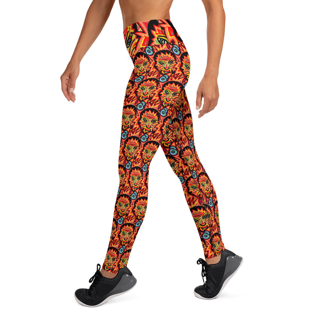 Tiger in a wolf suit Yoga Leggings