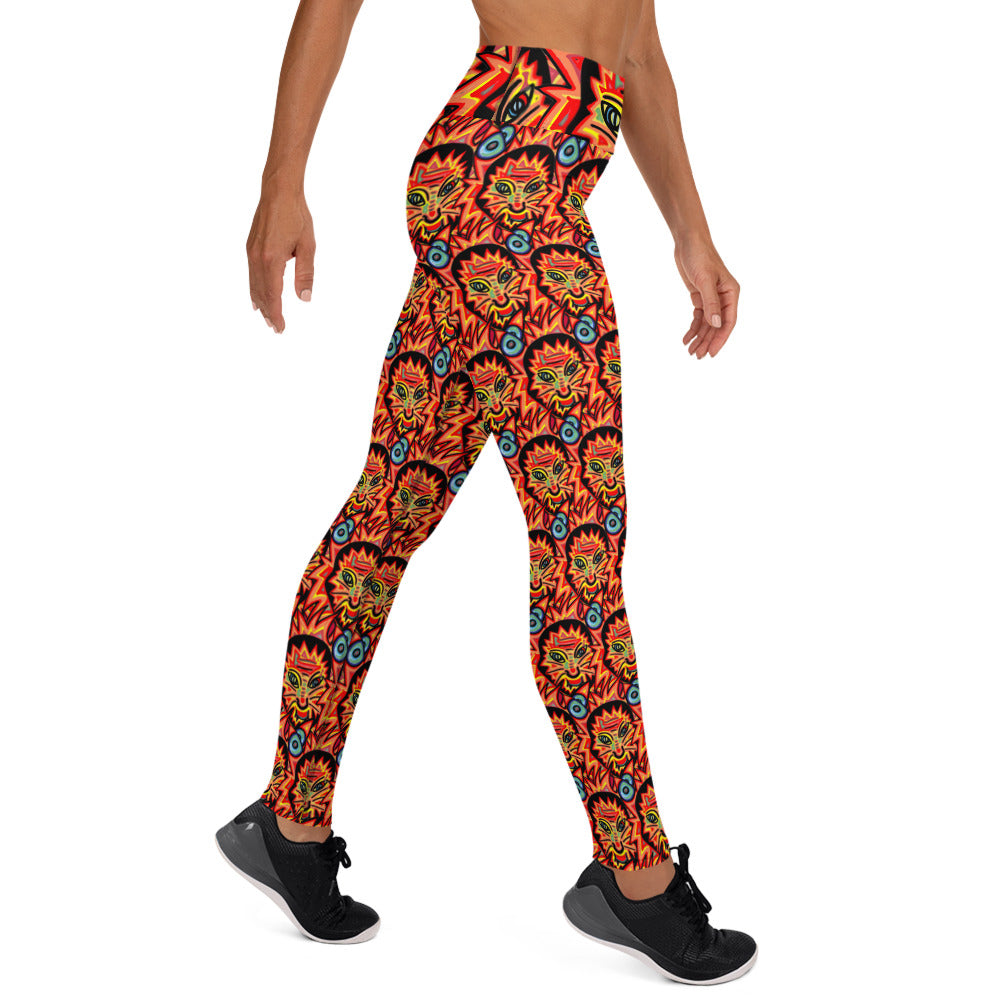 Tiger in a wolf suit Yoga Leggings