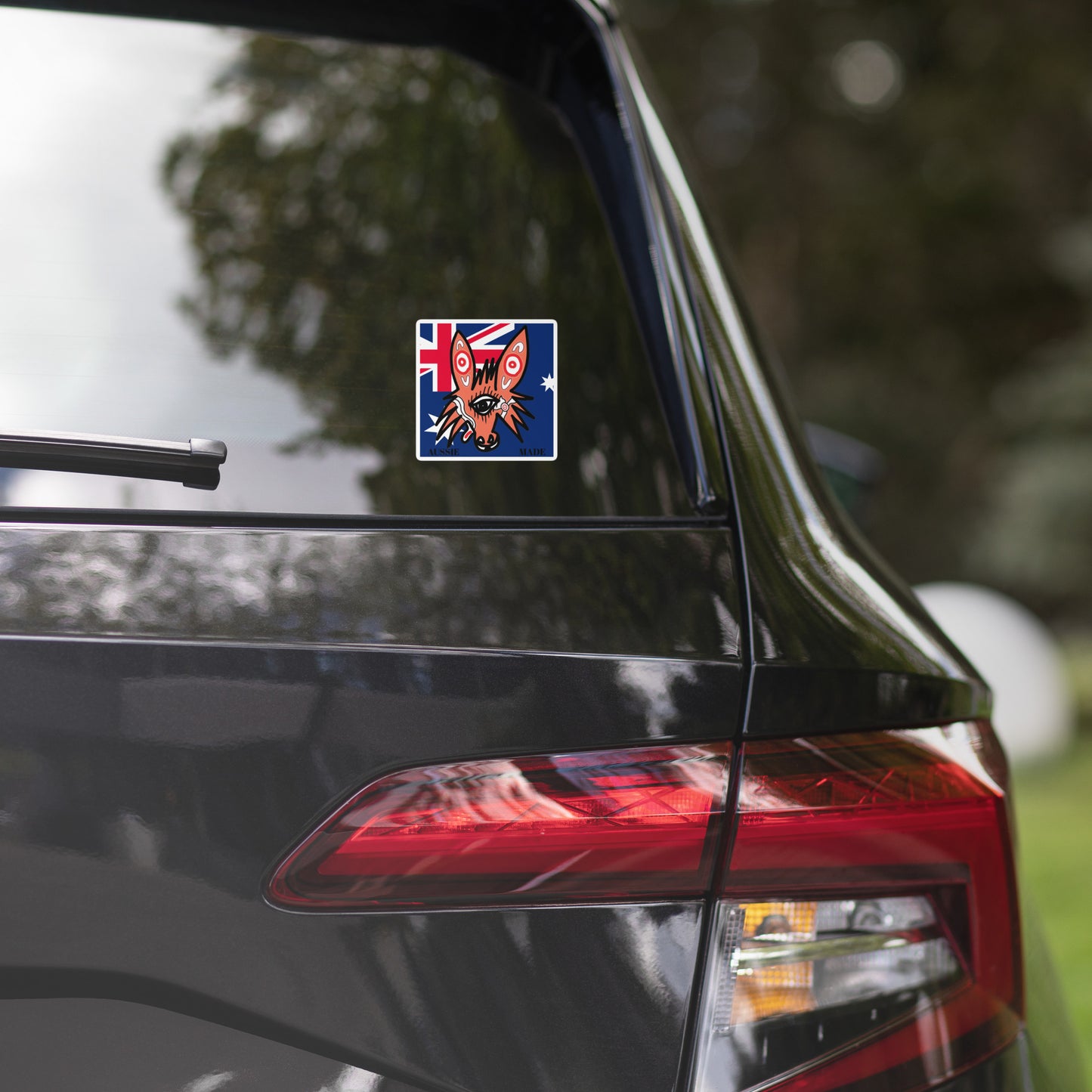 Aussie made wolf stickers