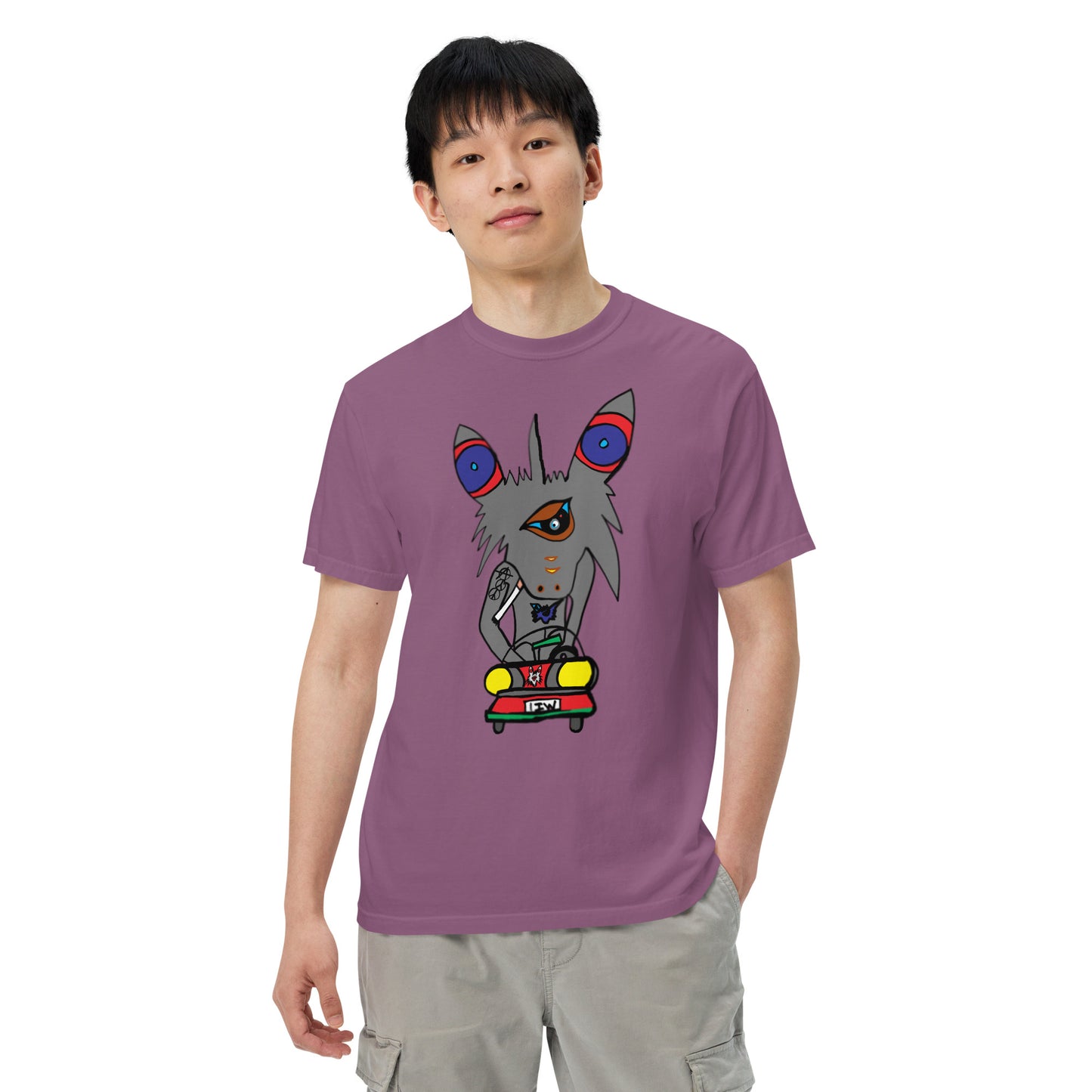 Men’s garment-dyed heavyweight t-shirt