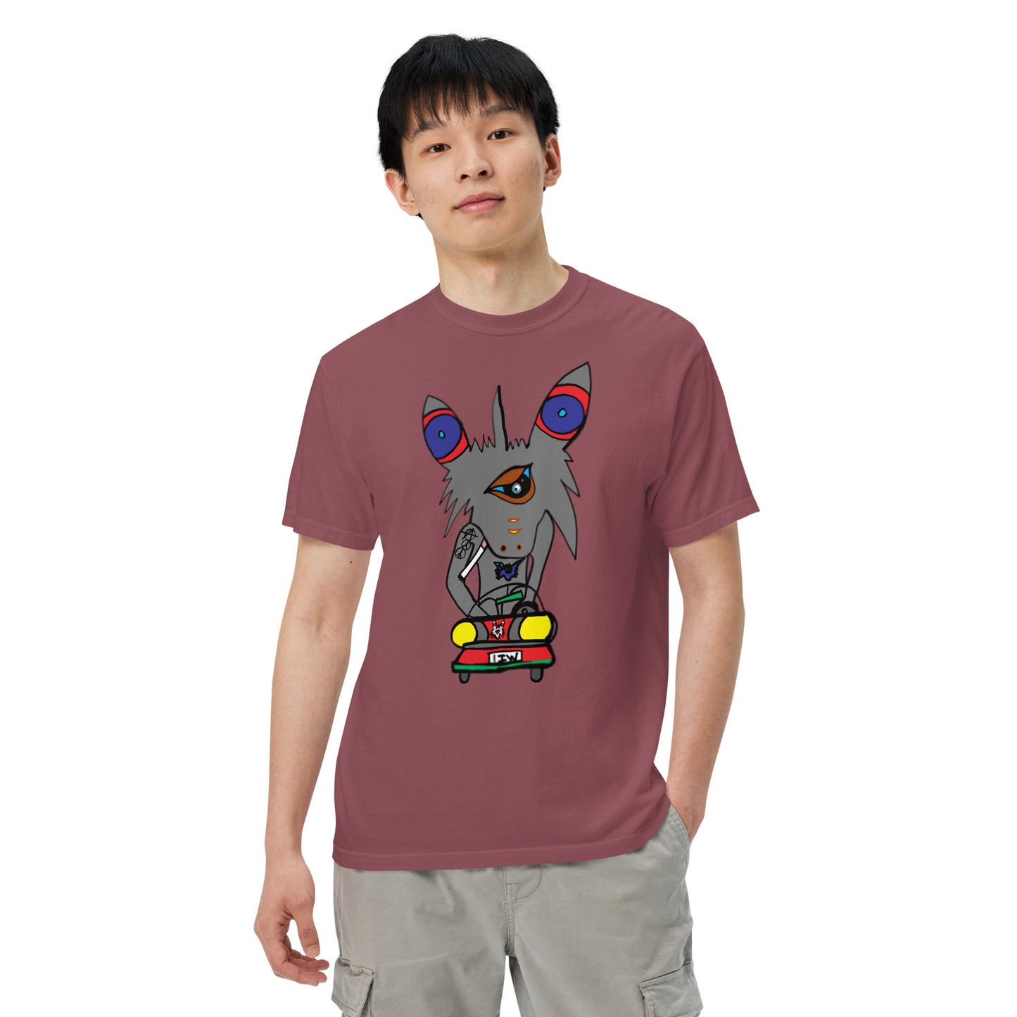 Men’s garment-dyed heavyweight t-shirt