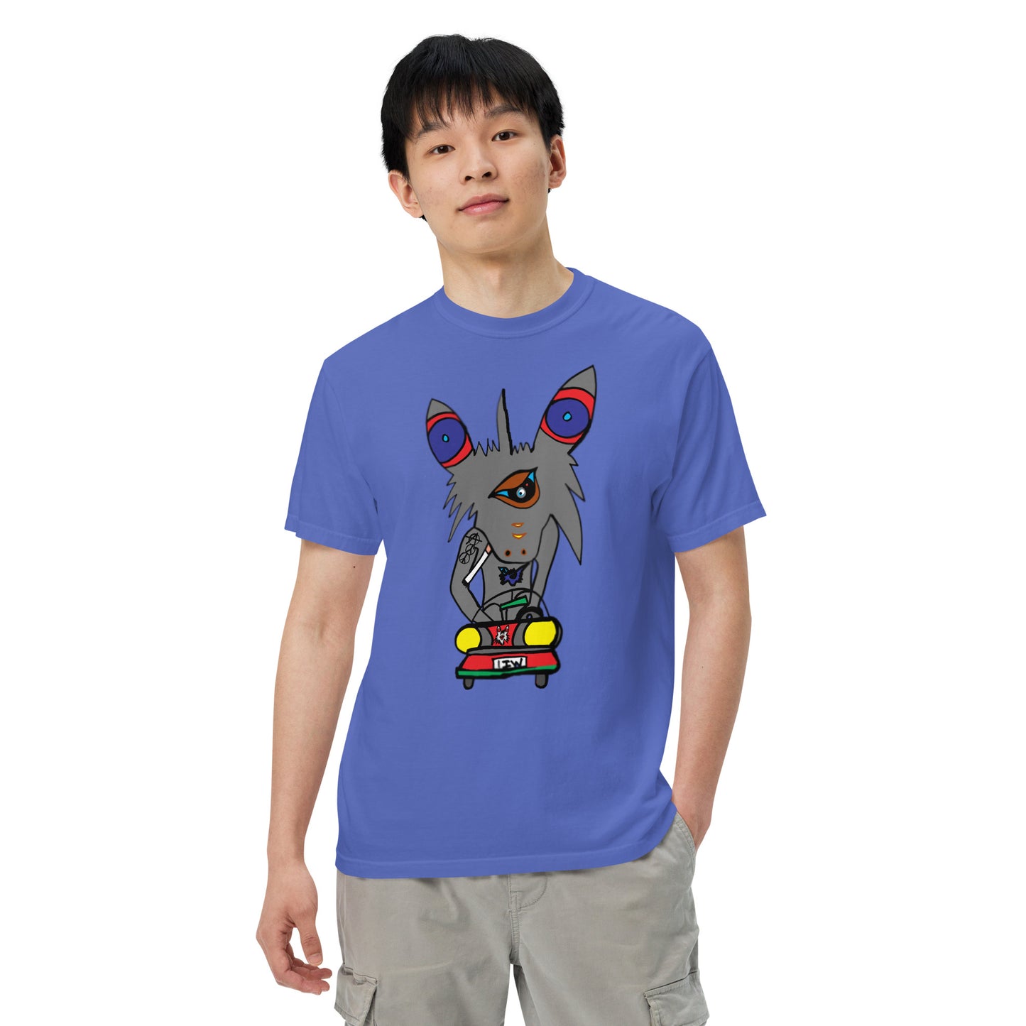 Men’s garment-dyed heavyweight t-shirt