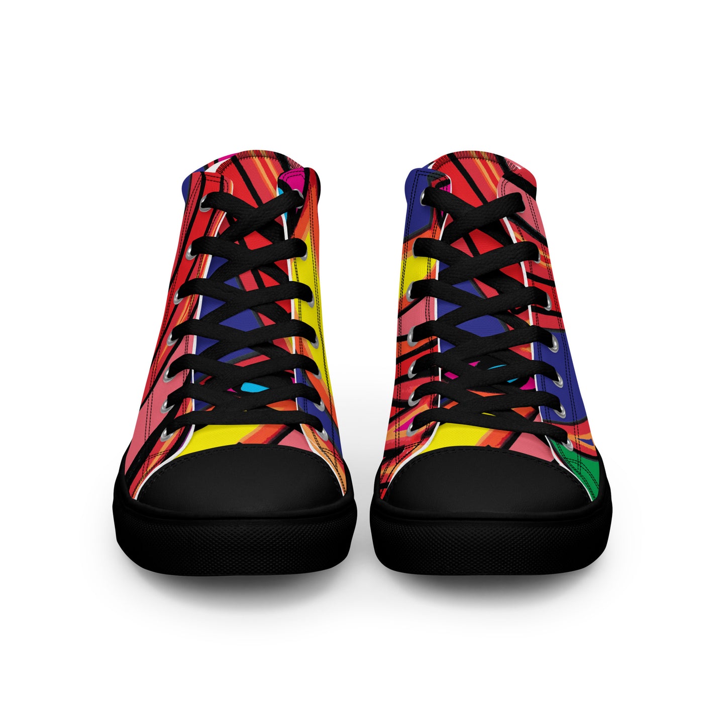 Men’s high top canvas shoes