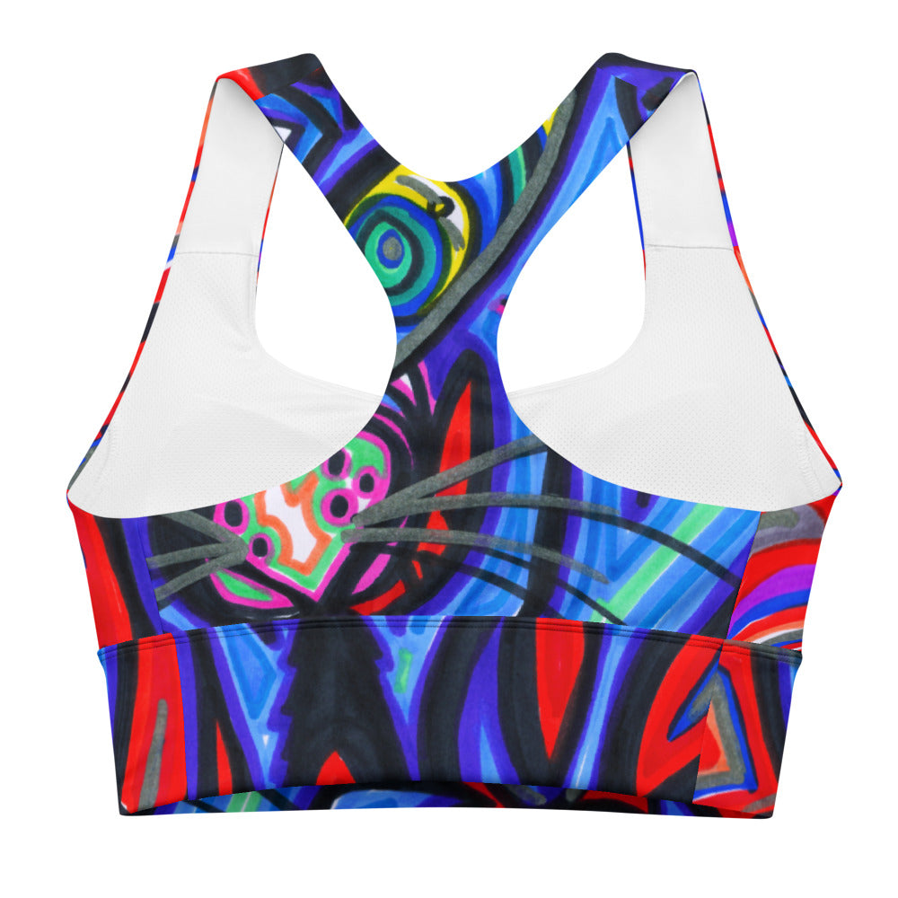 Longline sports bra