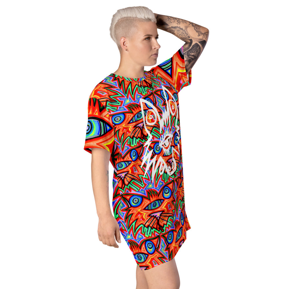 Whats up Kitty T-shirt dress