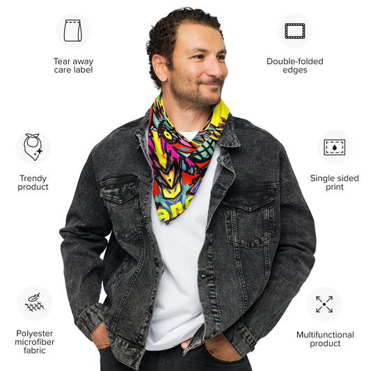 Smile All-over print bandana