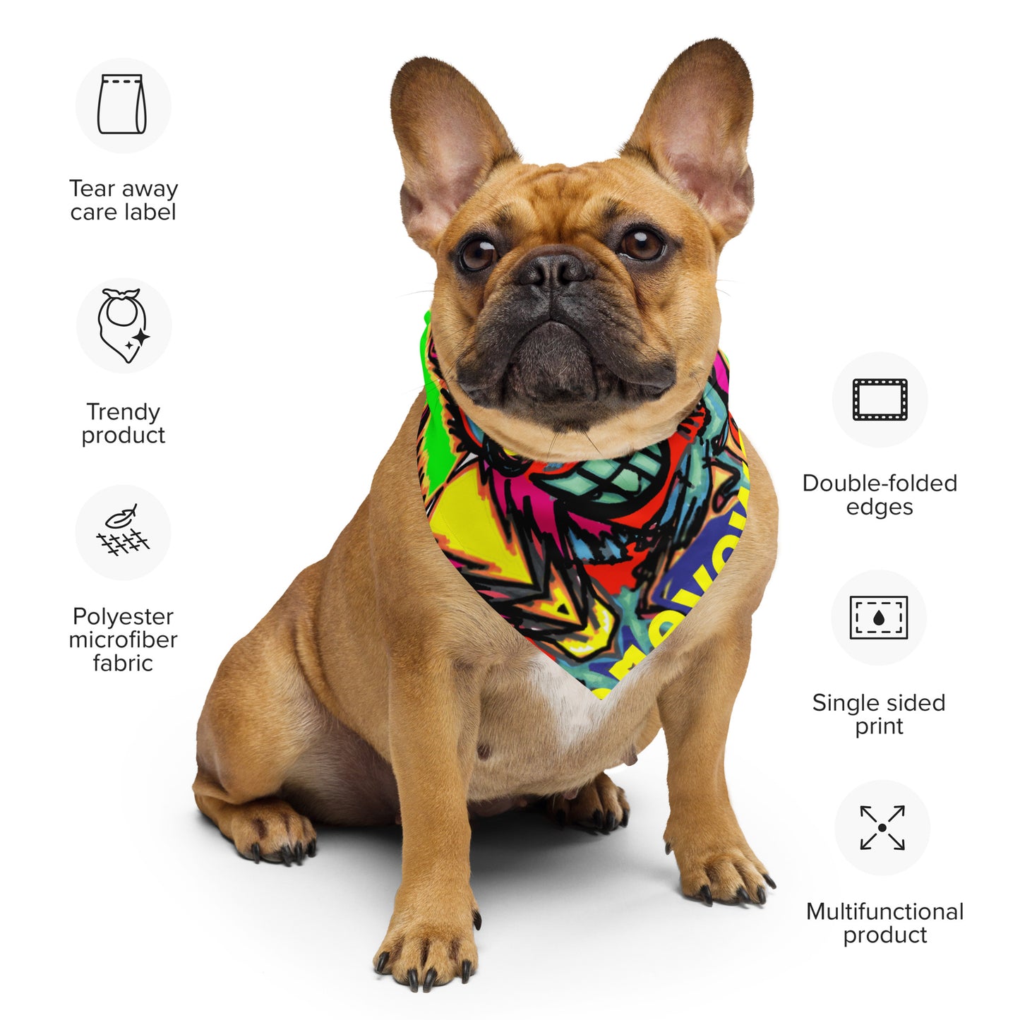 Smile All-over print bandana