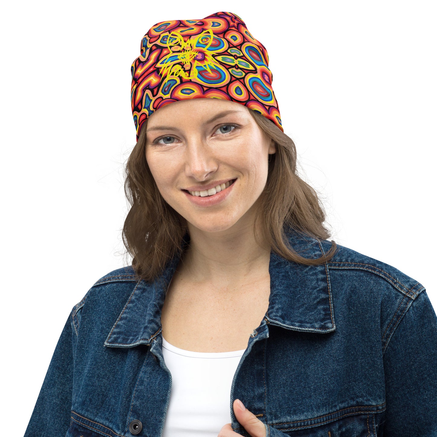 That 70's All-Over Print Beanie