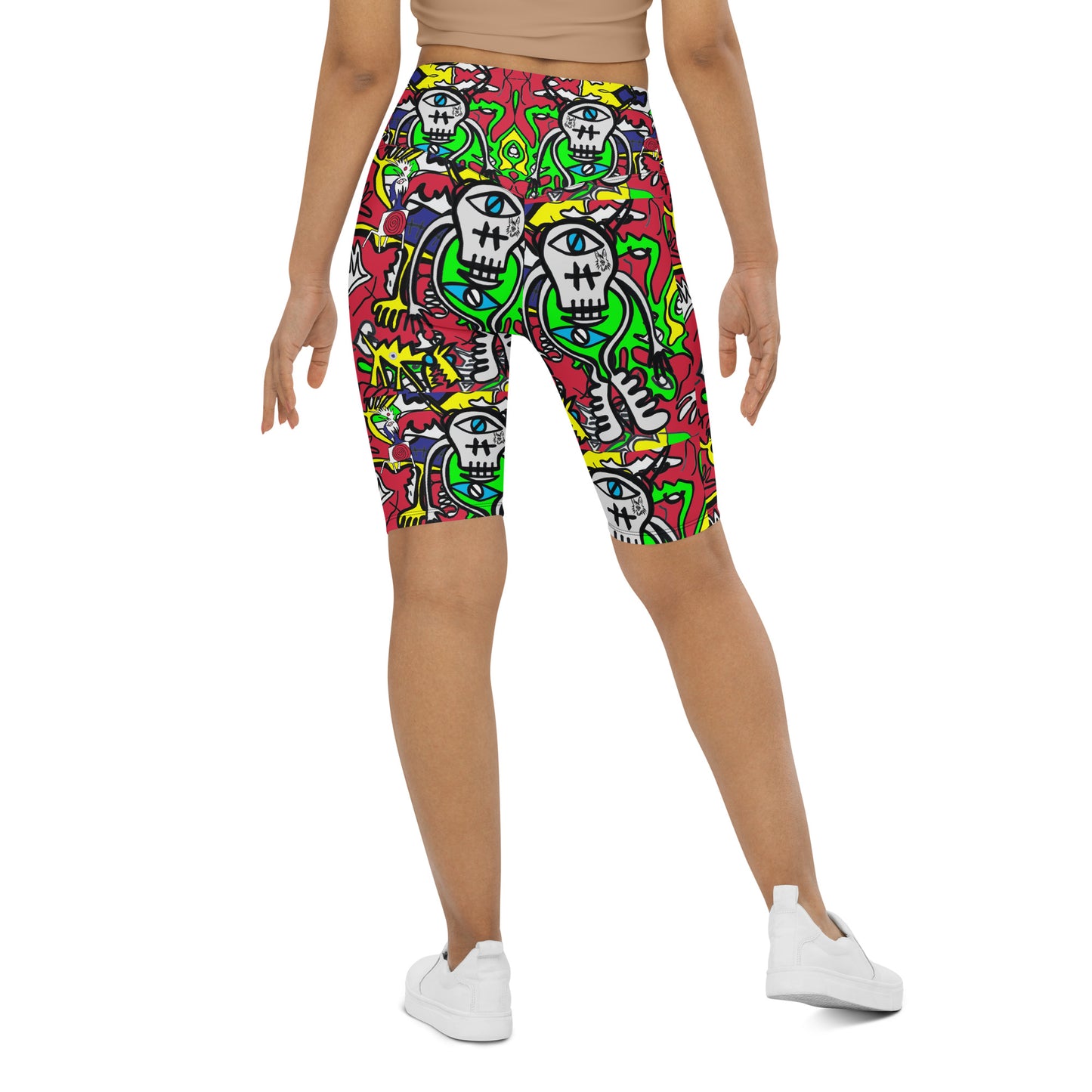 cat&dog Biker Shorts