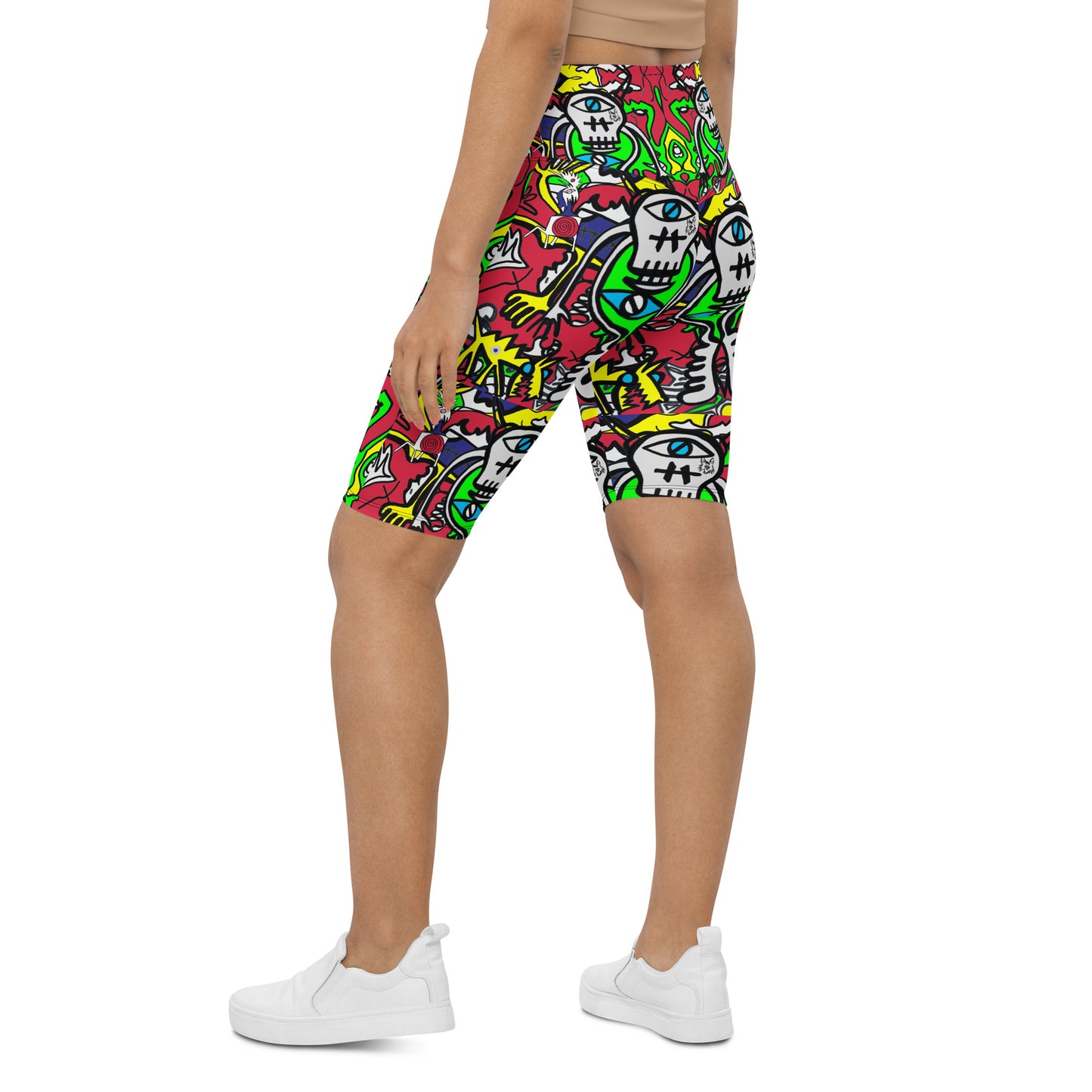 cat&dog Biker Shorts
