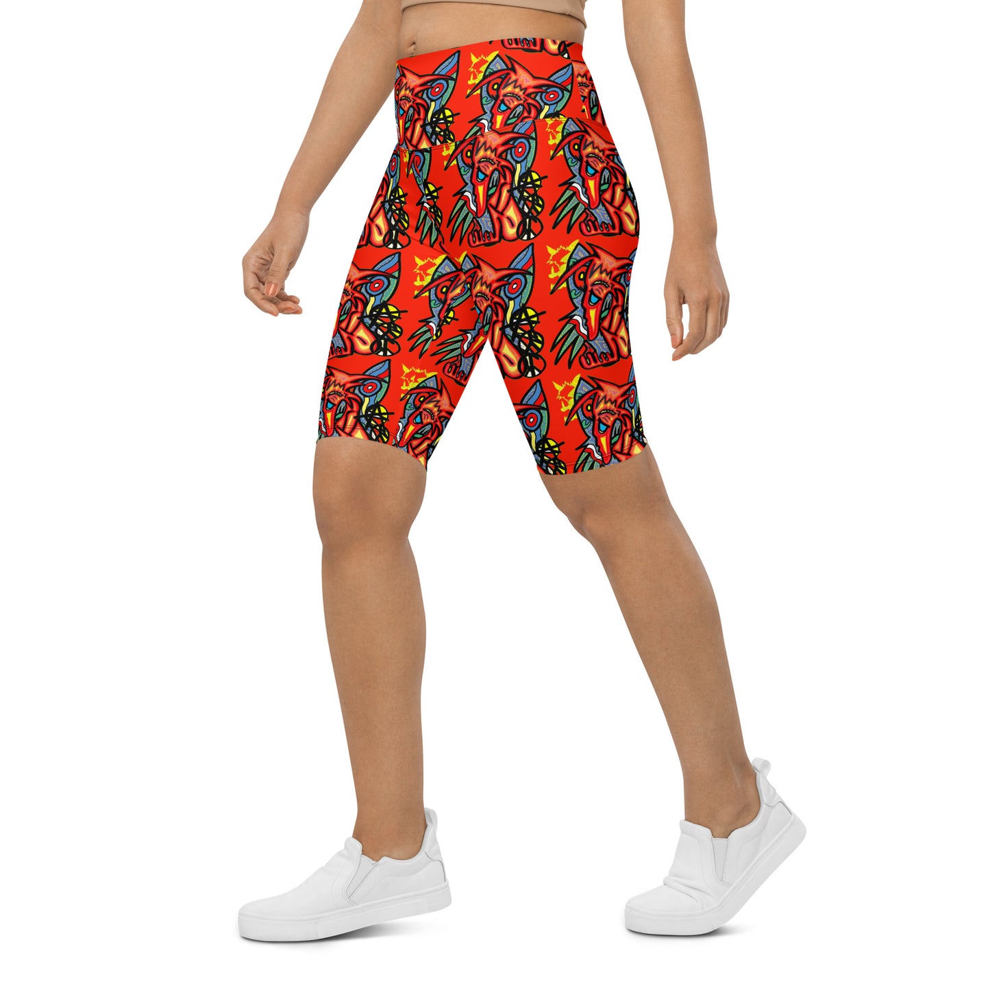Waiting for waves Biker Shorts