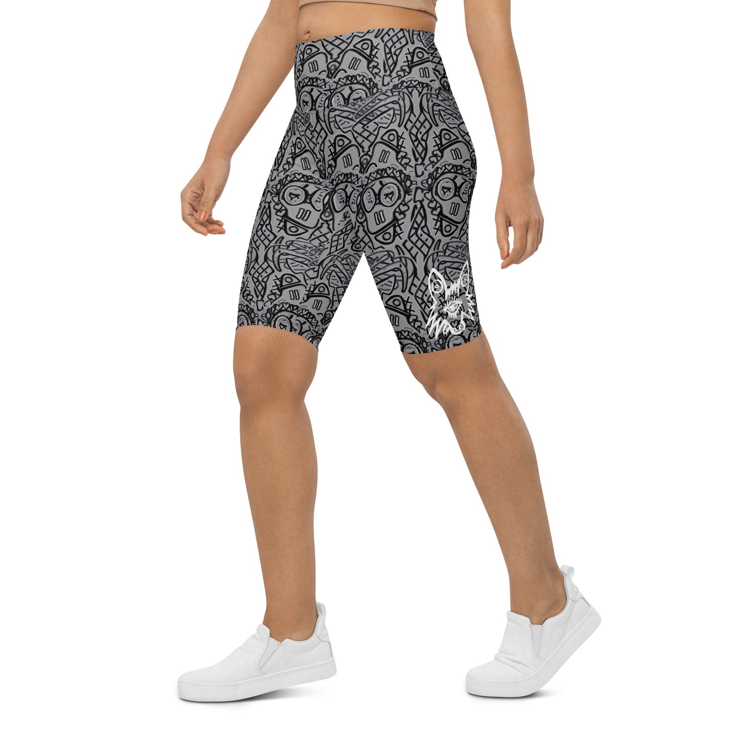 Crazy grey Biker Shorts
