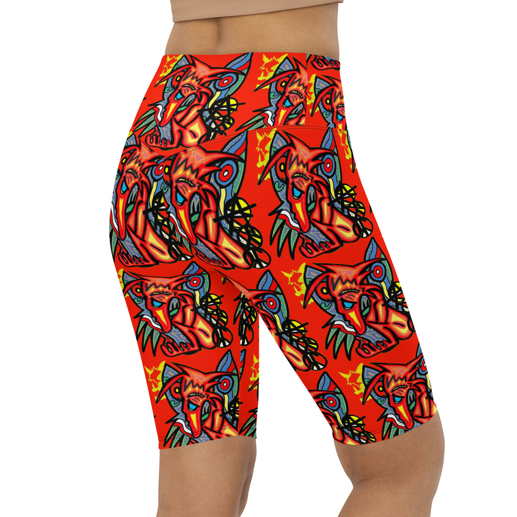 Waiting for waves Biker Shorts