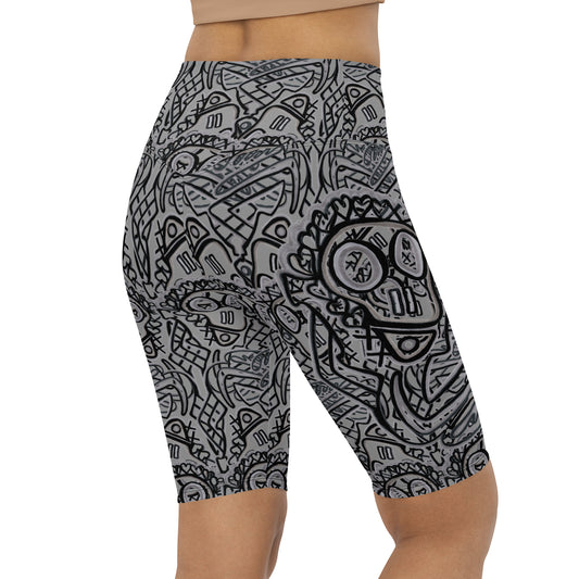 Crazy grey Biker Shorts