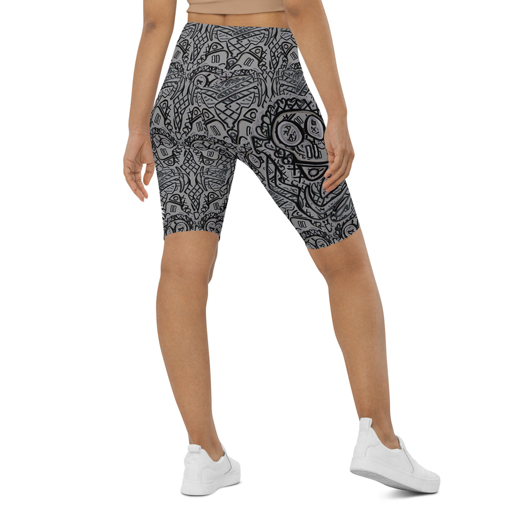 Crazy grey Biker Shorts