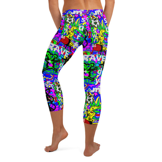 Rave /gym Capri Leggings