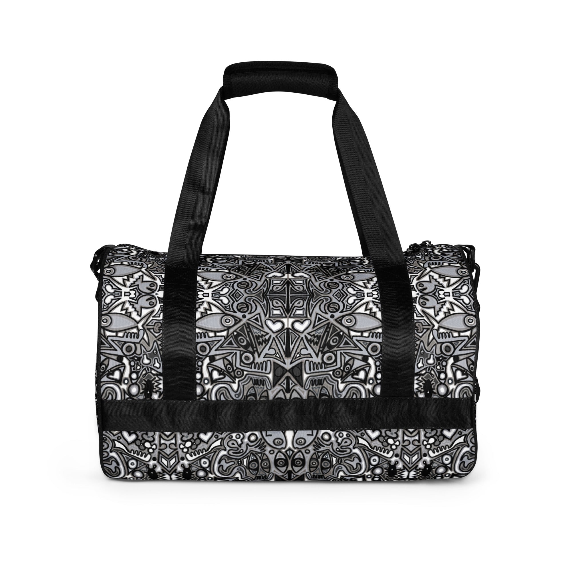 Split All-over print gym bag