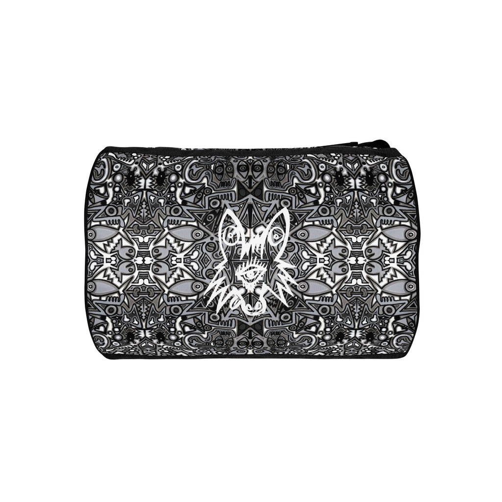 Split All-over print gym bag
