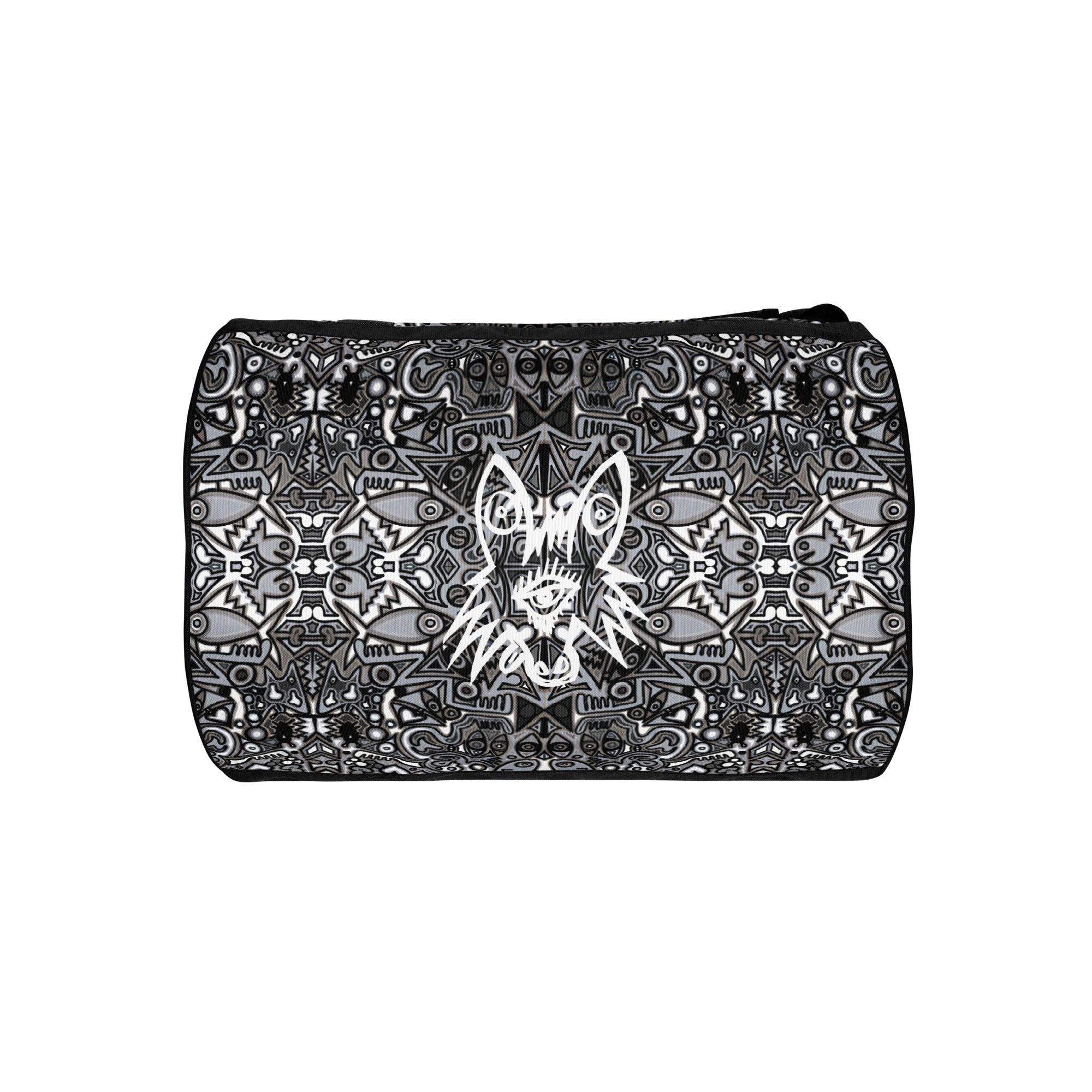 Split All-over print gym bag