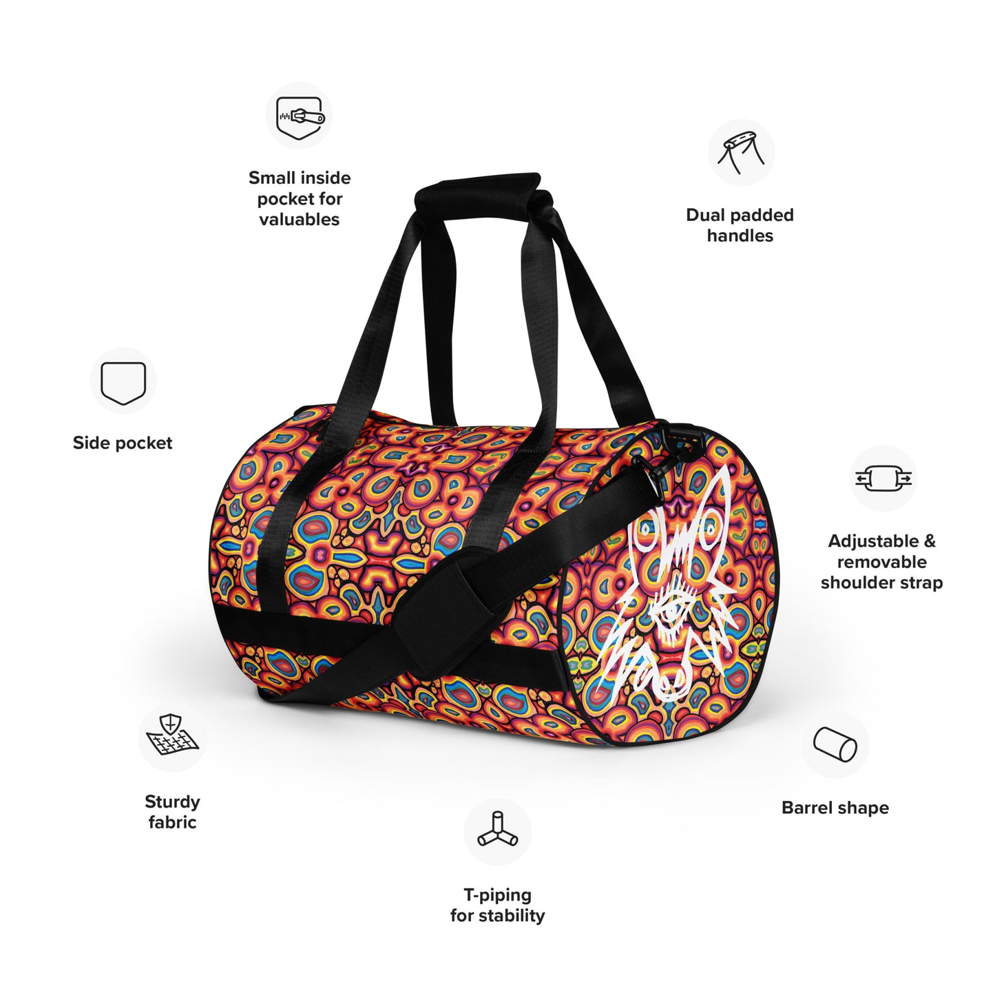 That 70's All-over print gym bag