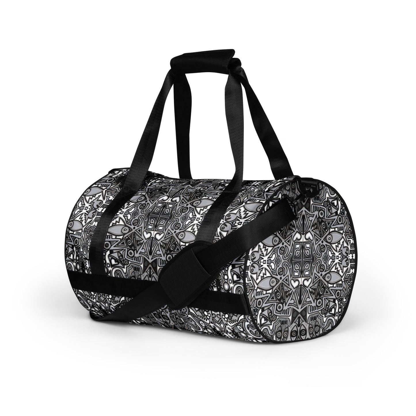 Split All-over print gym bag