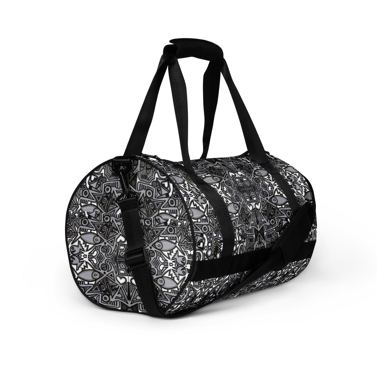 Split All-over print gym bag