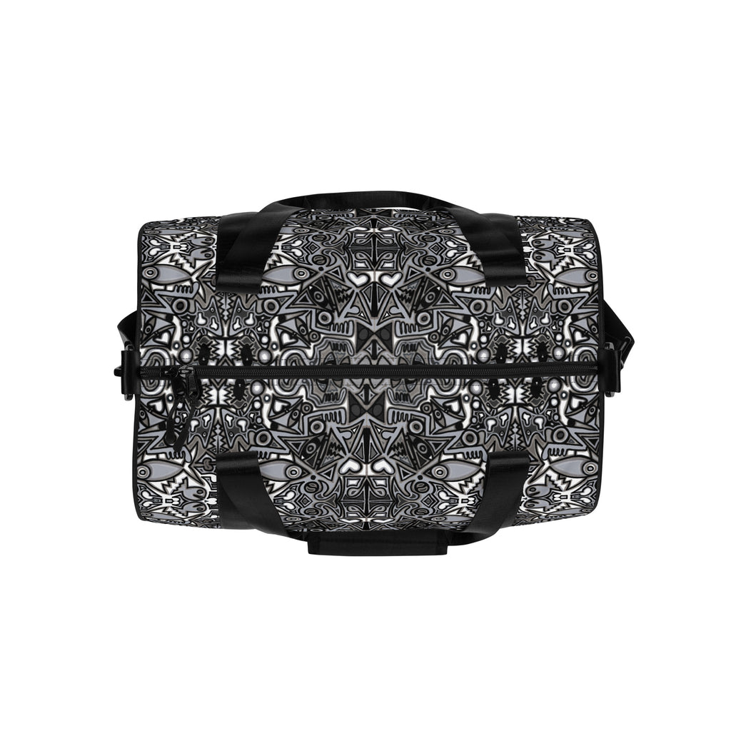 Split All-over print gym bag