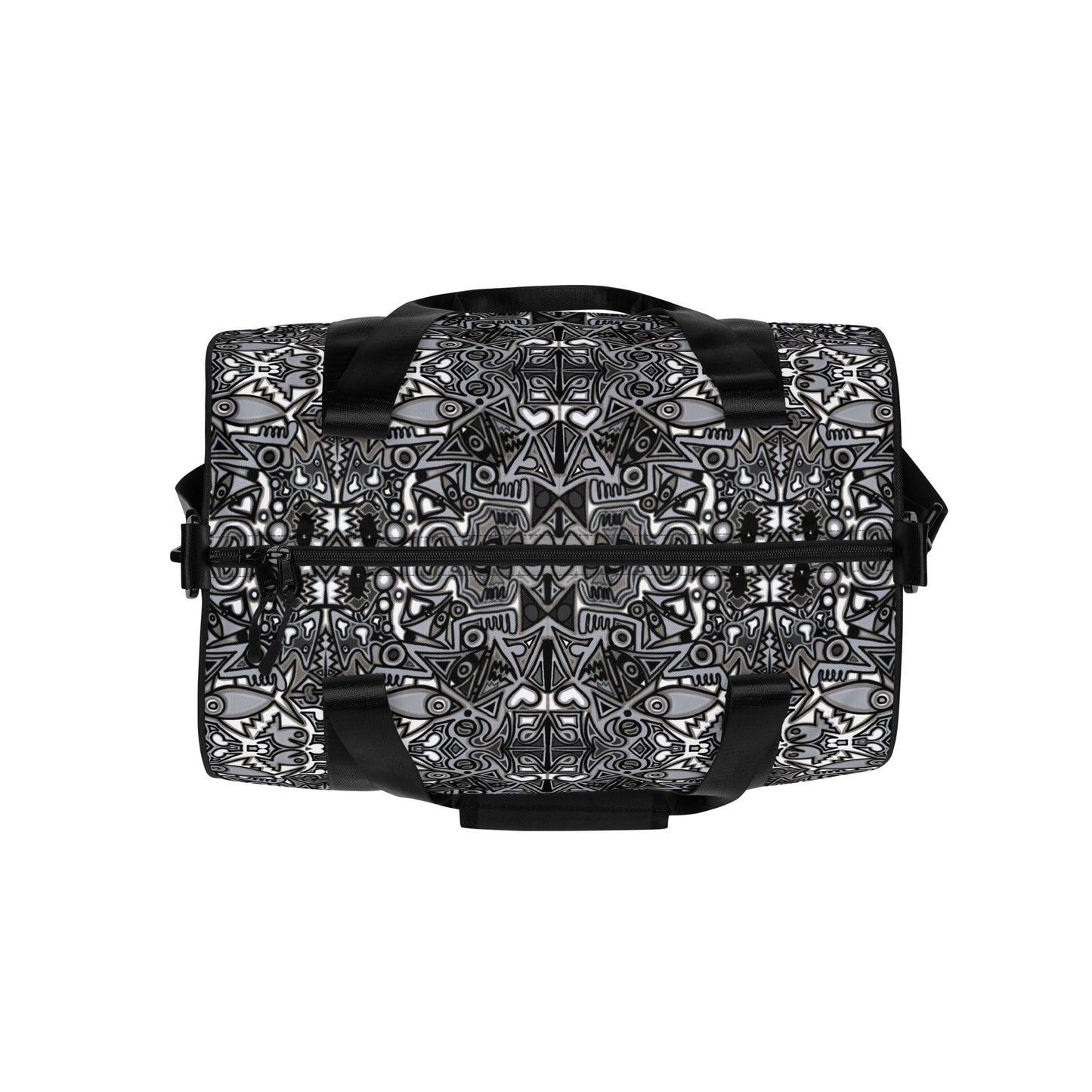 Split All-over print gym bag