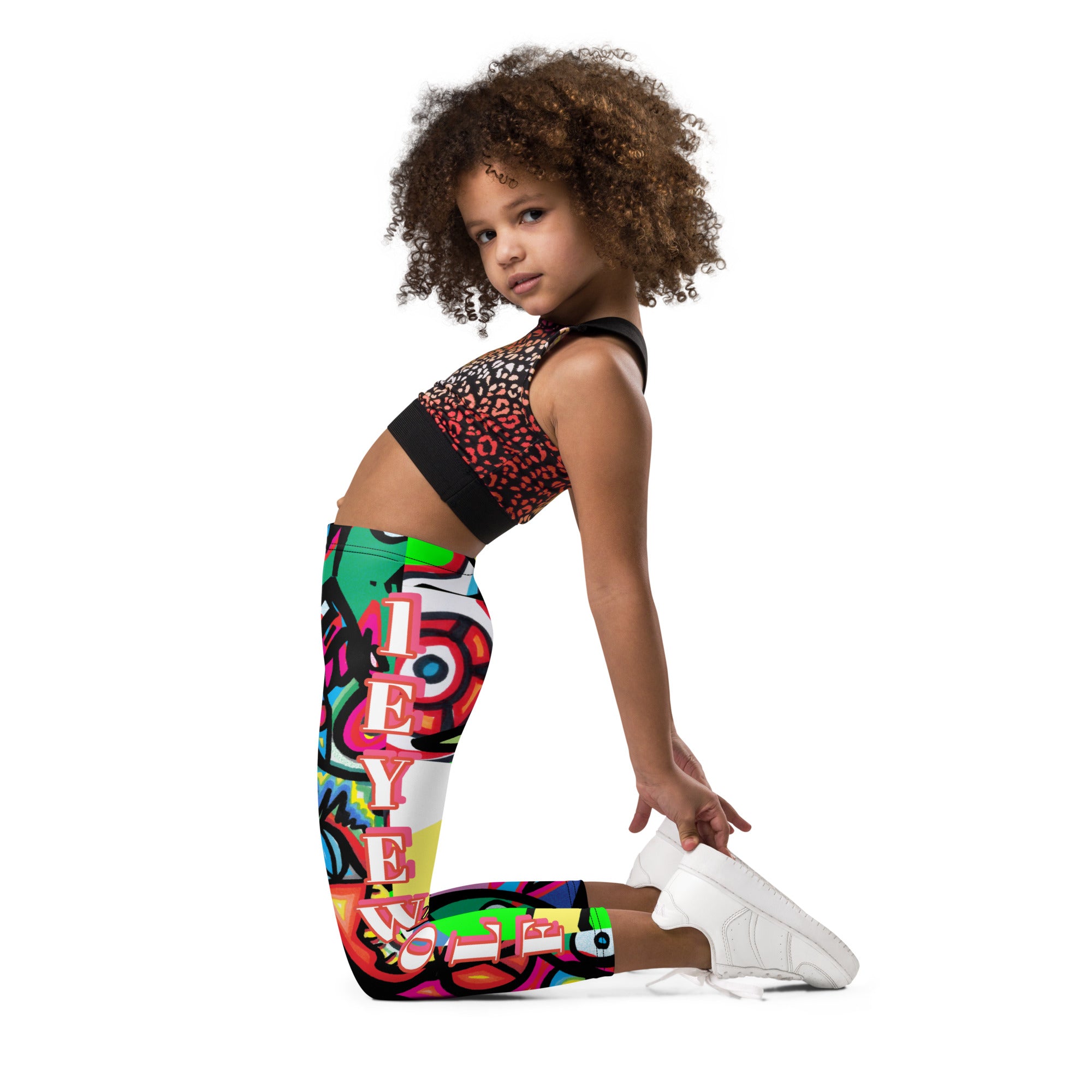 Cartoon blended Kid's Leggings